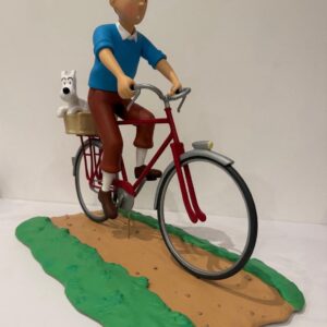 Kuifje en Bobby op fiets Nieuw LMTD