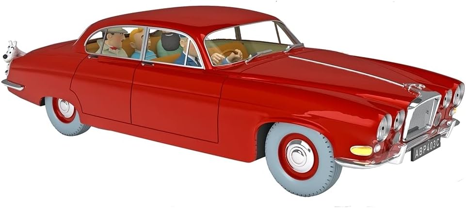Kuifje auto 1:24 De Jaquar van de ontvoerders