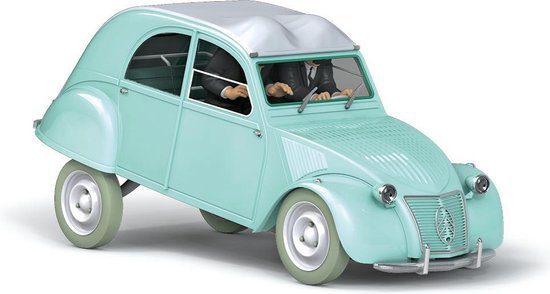 Kuifje Auto 1:24 Jansen en Janssen 2 CV De Zaak Zonnebloem