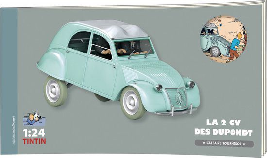Kuifje Auto 1:24 Jansen en Janssen 2 CV De Zaak Zonnebloem - Image 4