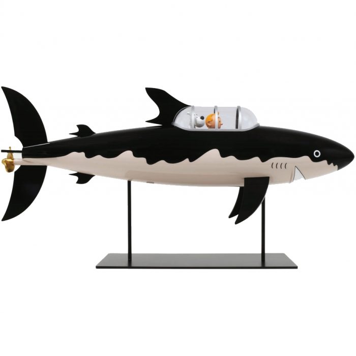 Kuifje Bobby Haai in Duikboot 77 cm Nieuw