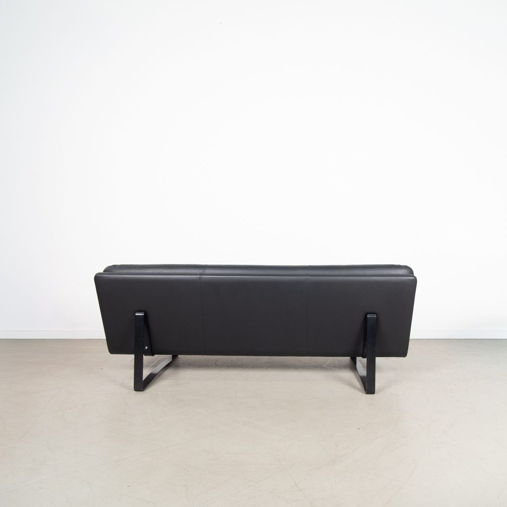 Artifort C683 Bank 3-Zits Zwart Leer - Image 5