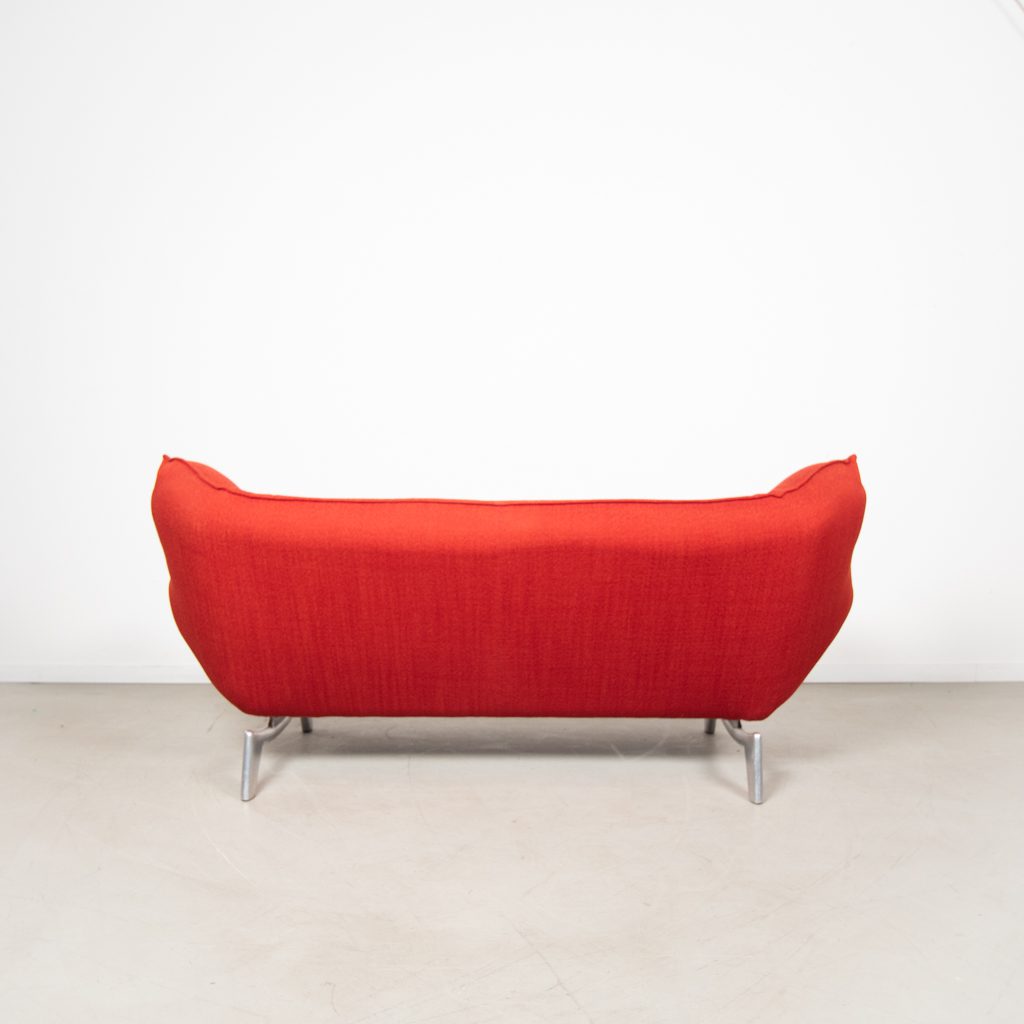Leolux Tango Bank 3-Zits Tamato Rood Stof - Image 6