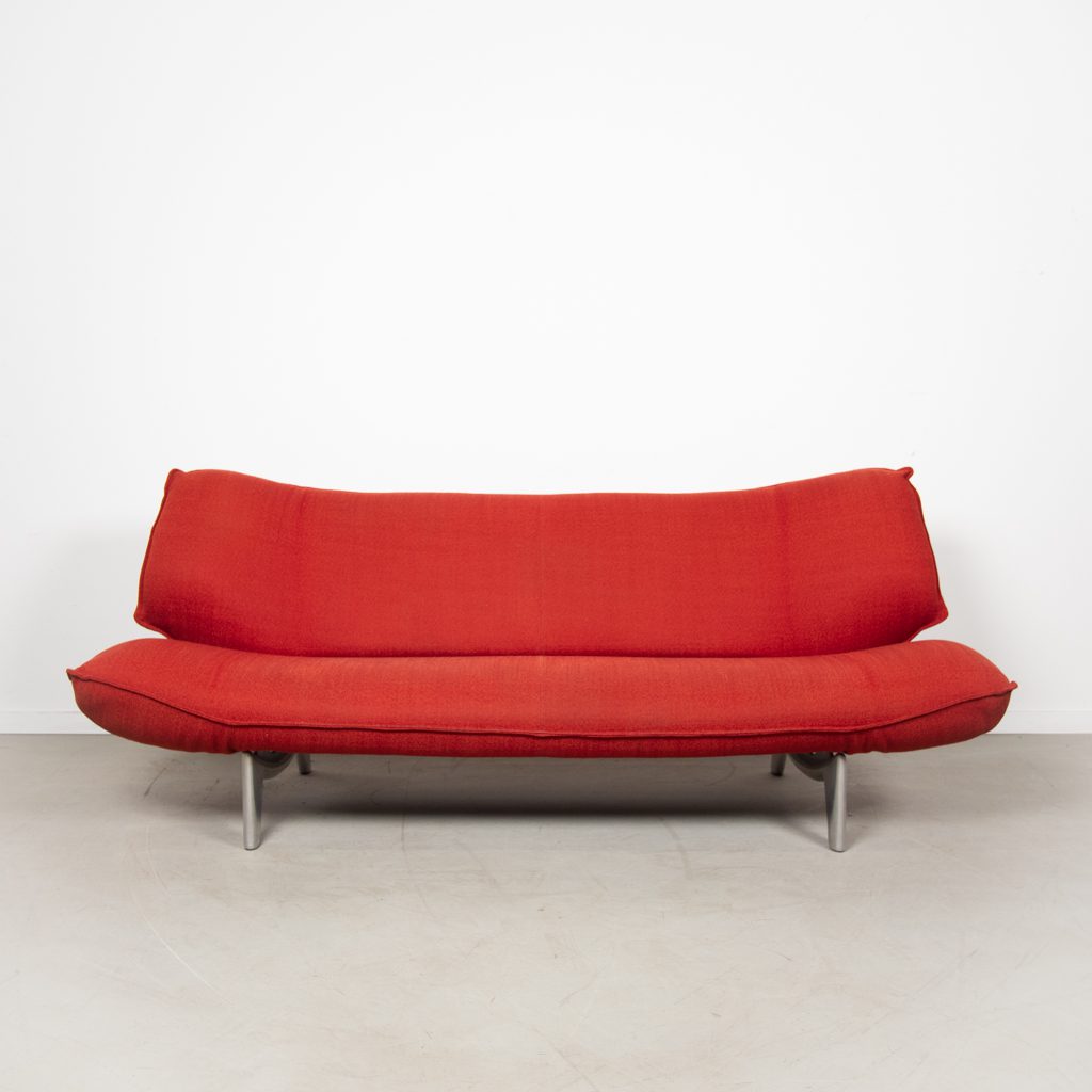 Leolux Tango Bank 3-Zits Tamato Rood Stof - Image 3