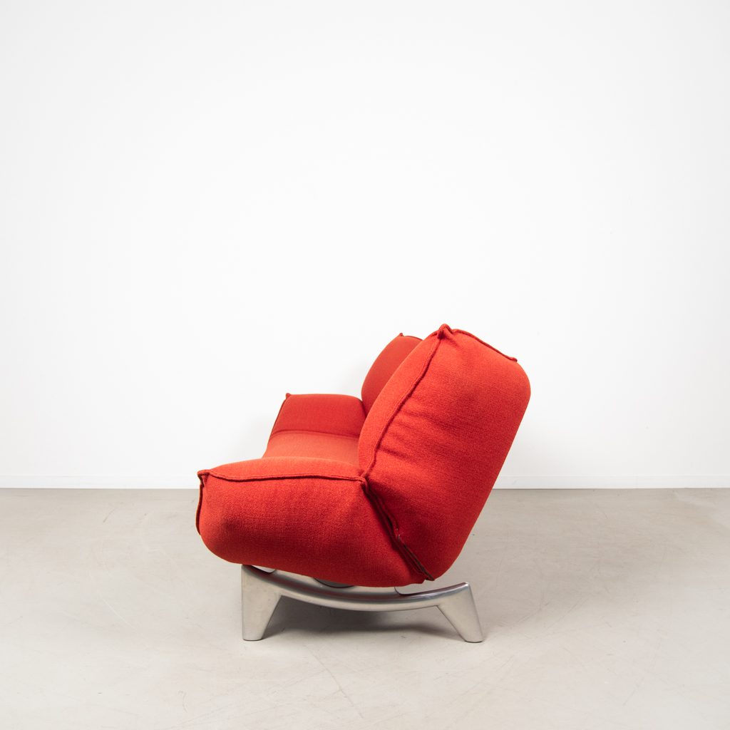 Leolux Tango Bank 3-Zits Tamato Rood Stof - Image 5