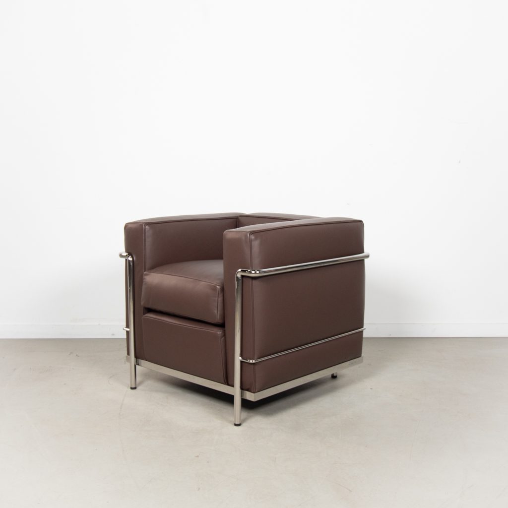 Cassina LC2 Fauteuil Bruin Leer - Image 3