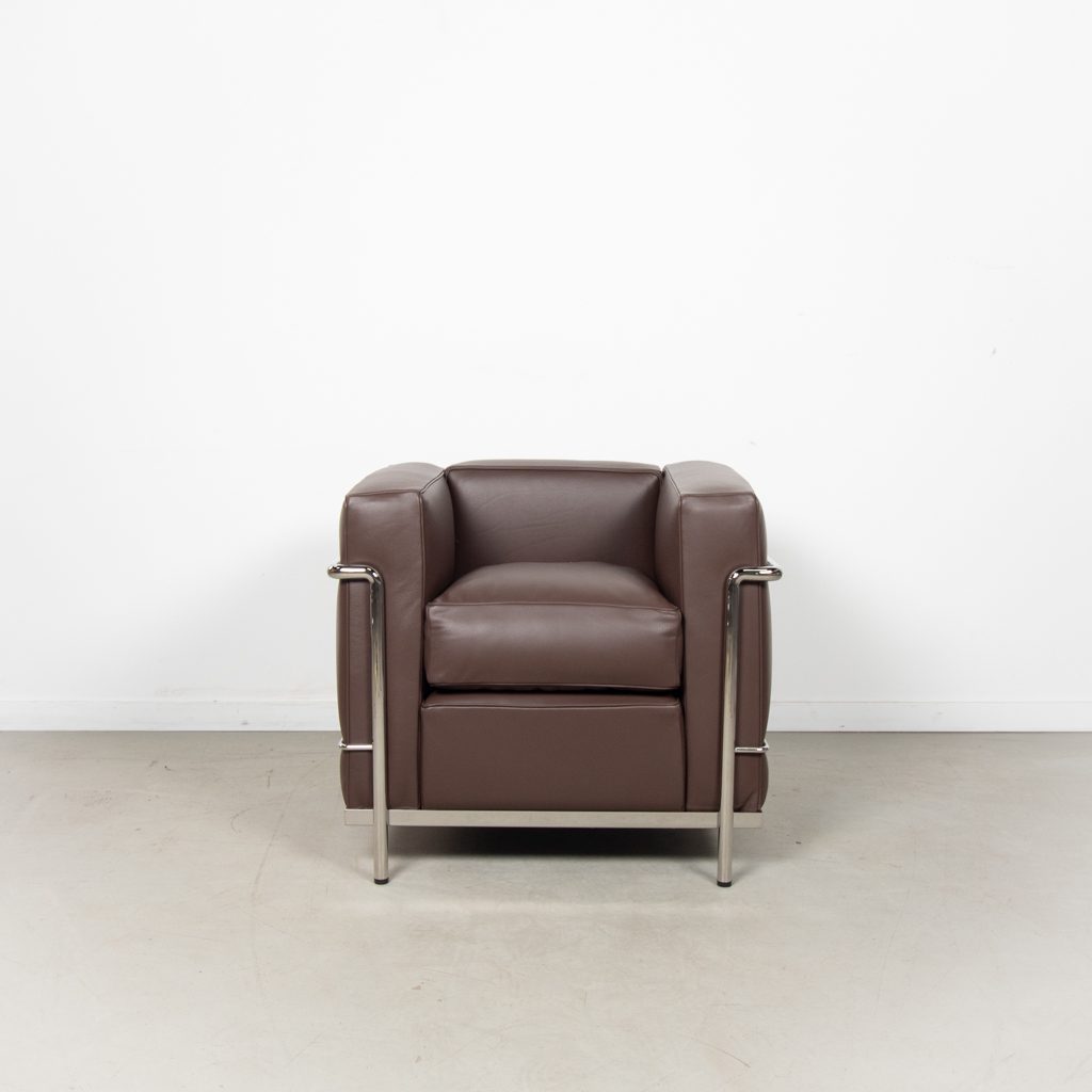 Cassina LC2 Fauteuil Bruin Leer - Image 2
