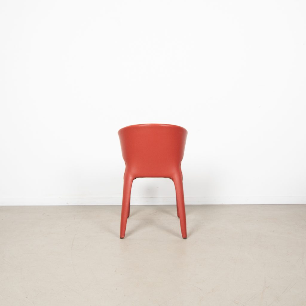 Cassina Hola Stoel Rood Leer - Image 5