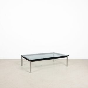 Cassina LC10-P Salontafel Zwart Glas - Chroom