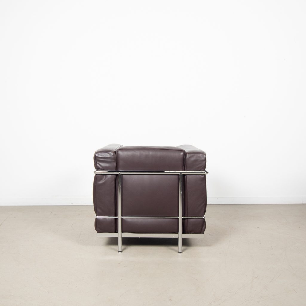 Cassina LC2 Fauteuil DonkerBruin Leer - Image 5