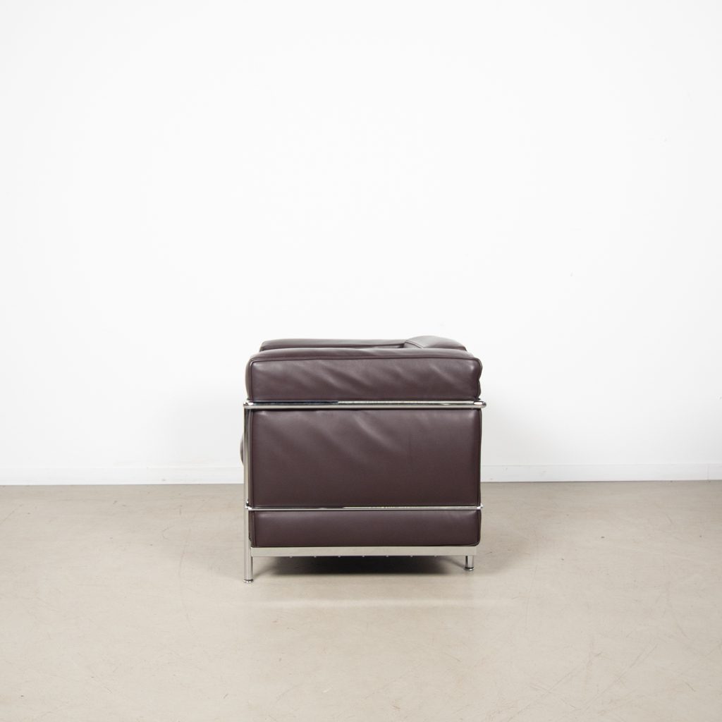 Cassina LC2 Fauteuil DonkerBruin Leer - Image 4