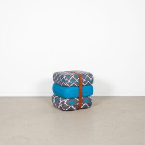 Fatboy Baboesjka Poef Blauw/Grijs Stof (Patroon 1)