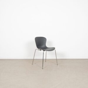 Fritz Hansen NAP KS50 Stoel Donkergrijs Kunststof - Chroom