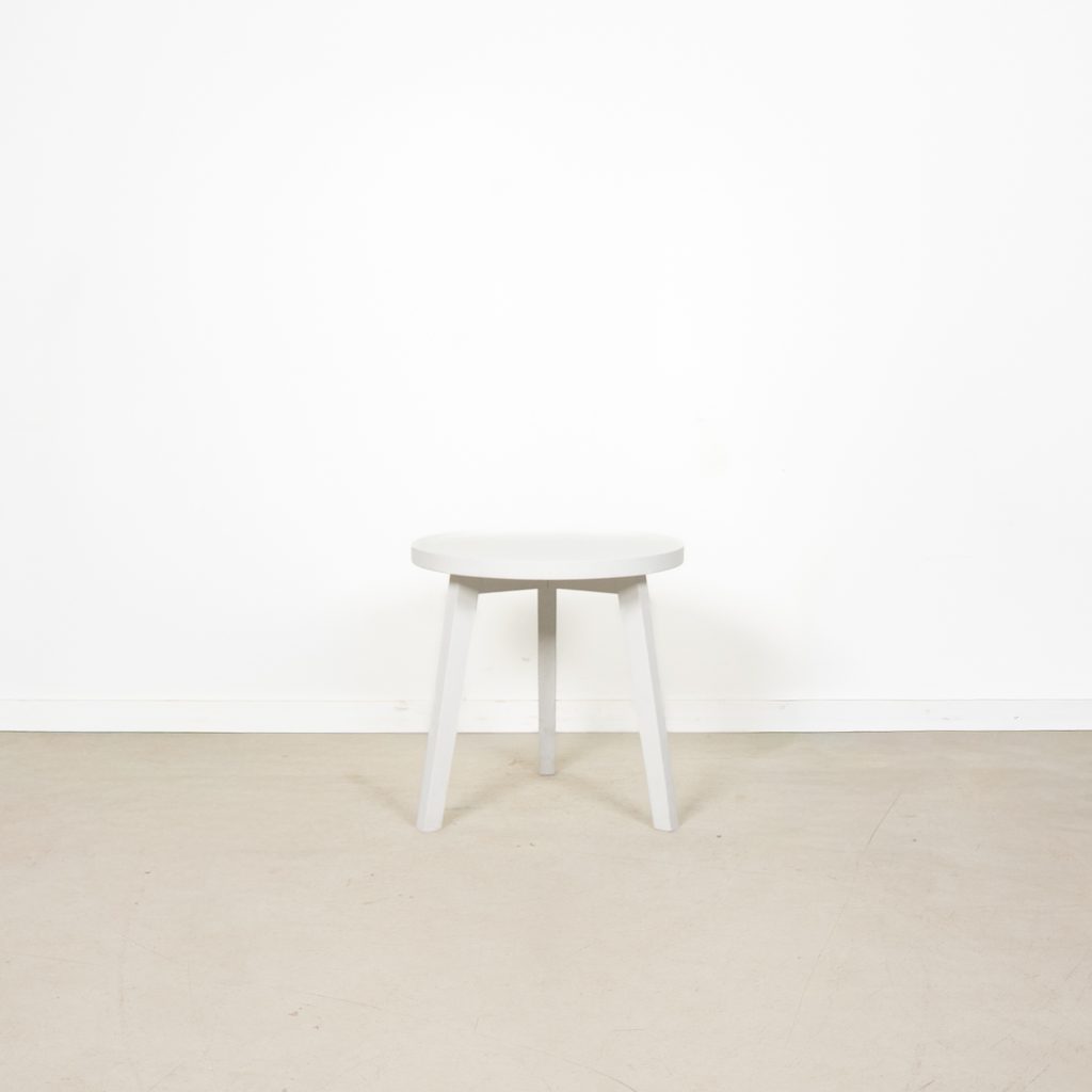 Gervasoni Tafel Rond Wit Hout Ø50 cm (H: 50 cm) - Image 2
