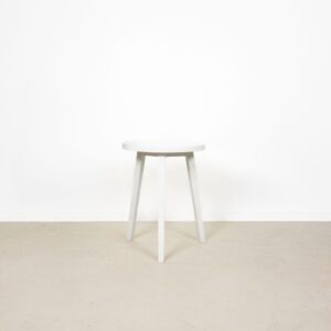 Gervasoni Tafel Rond Wit Hout Ø50 cm (H: 64 cm)