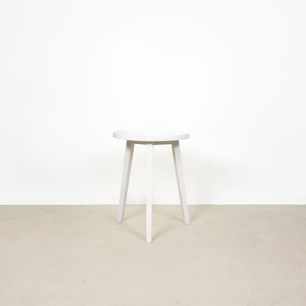 Gervasoni Tafel Rond Wit Hout Ø50 cm (H: 64 cm)