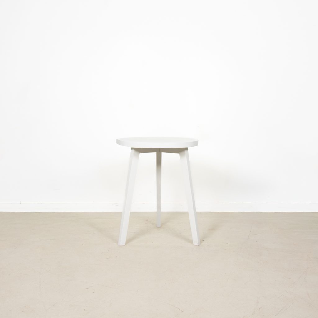 Gervasoni Tafel Rond Wit Hout Ø50 cm (H: 64 cm) - Image 2