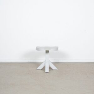 Gispen Dukdalf Bijzettafel Rond Wit Staal Ø40 cm