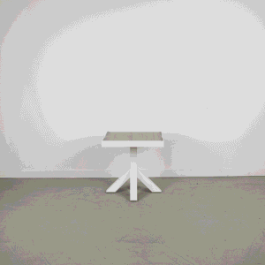 Gispen Dukdalf Tafel Grijs Kunststof - Wit