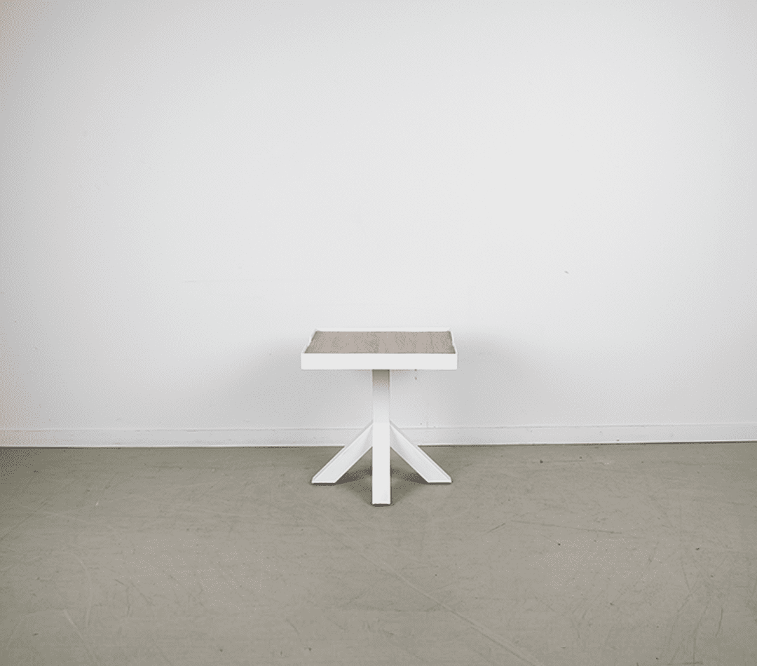 Gispen Dukdalf Tafel Grijs Kunststof - Wit
