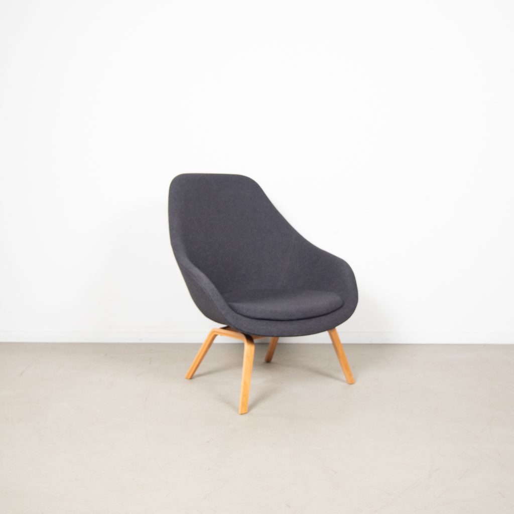 Hay AAL 92 Fauteuil Antraciet Stof
