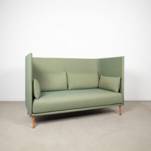 Hay Silhouette Bank 2-Zits Groen Stof