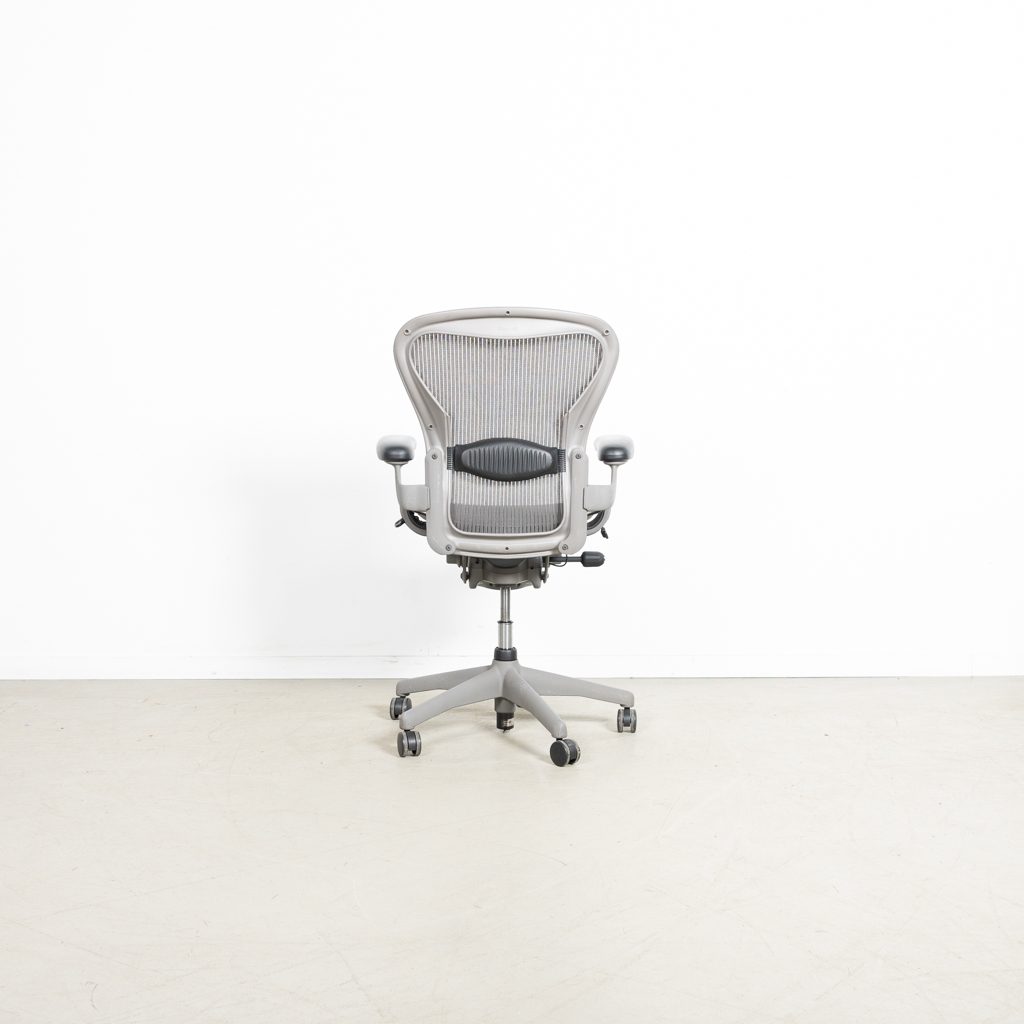 Mega Actie: Herman Miller Aeron Mineral Pellicle Maat B - Titanium - Image 5