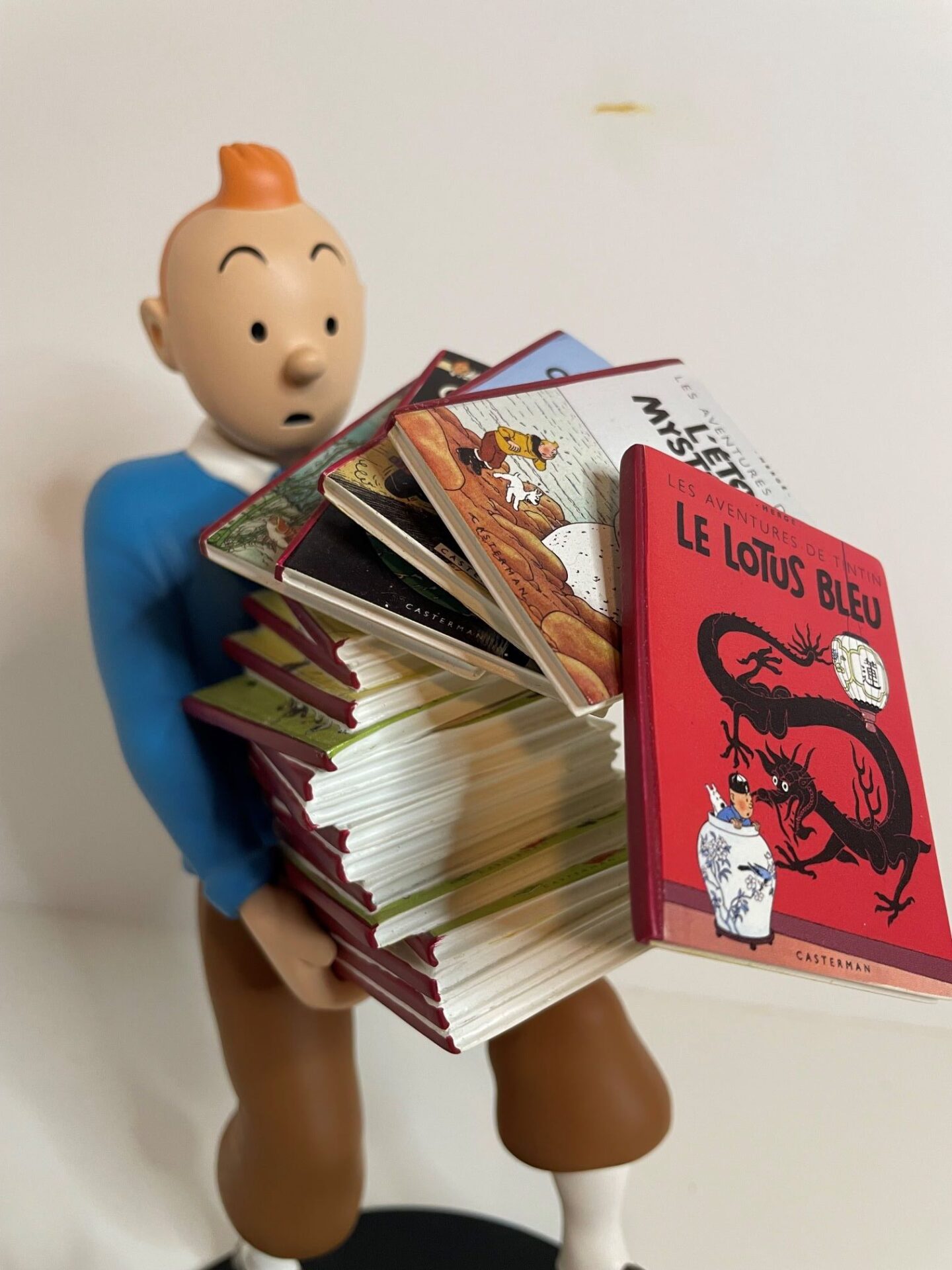 Kuifje & Bobby beeld met Stripboeken 46964 - Image 3