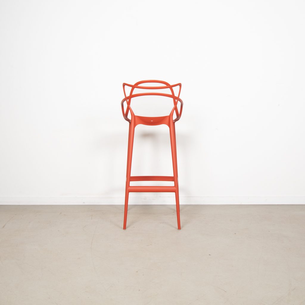 Kartell Masters Kruk Rood Kunststof - Image 5