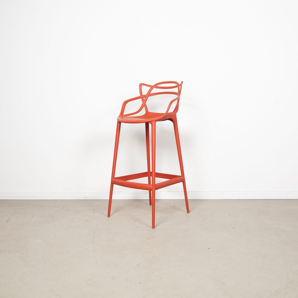 Kartell Masters Kruk Rood Kunststof - Image 3