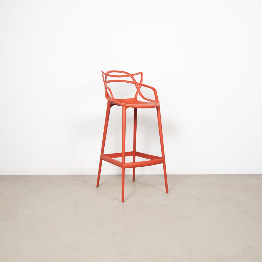 Kartell Masters Kruk Rood Kunststof