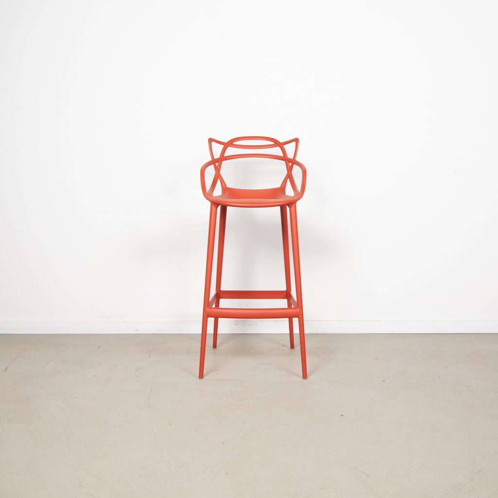 Kartell Masters Kruk Rood Kunststof - Image 2