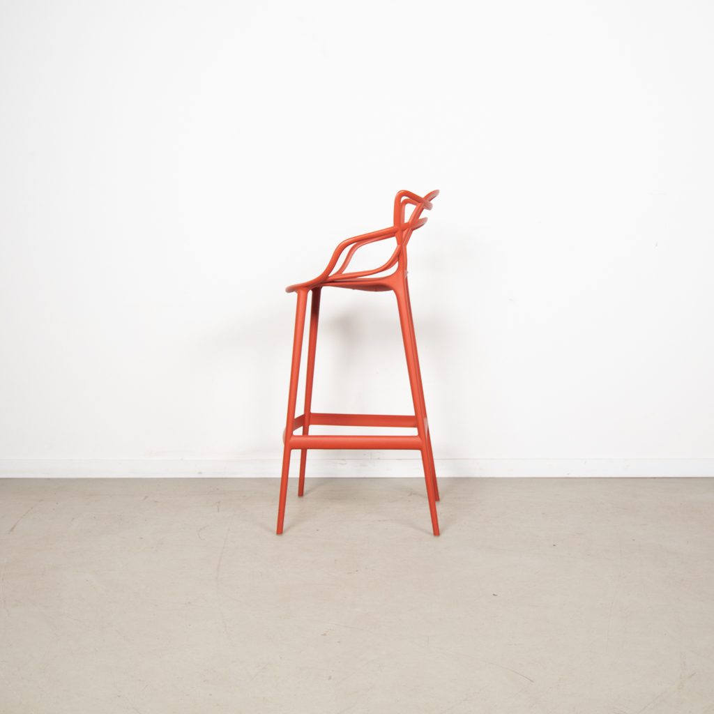 Kartell Masters Kruk Rood Kunststof - Image 4