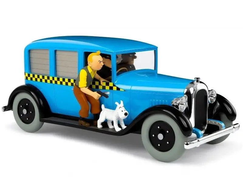 Kuifje auto Taxi in Amerika Nieuw LMTD