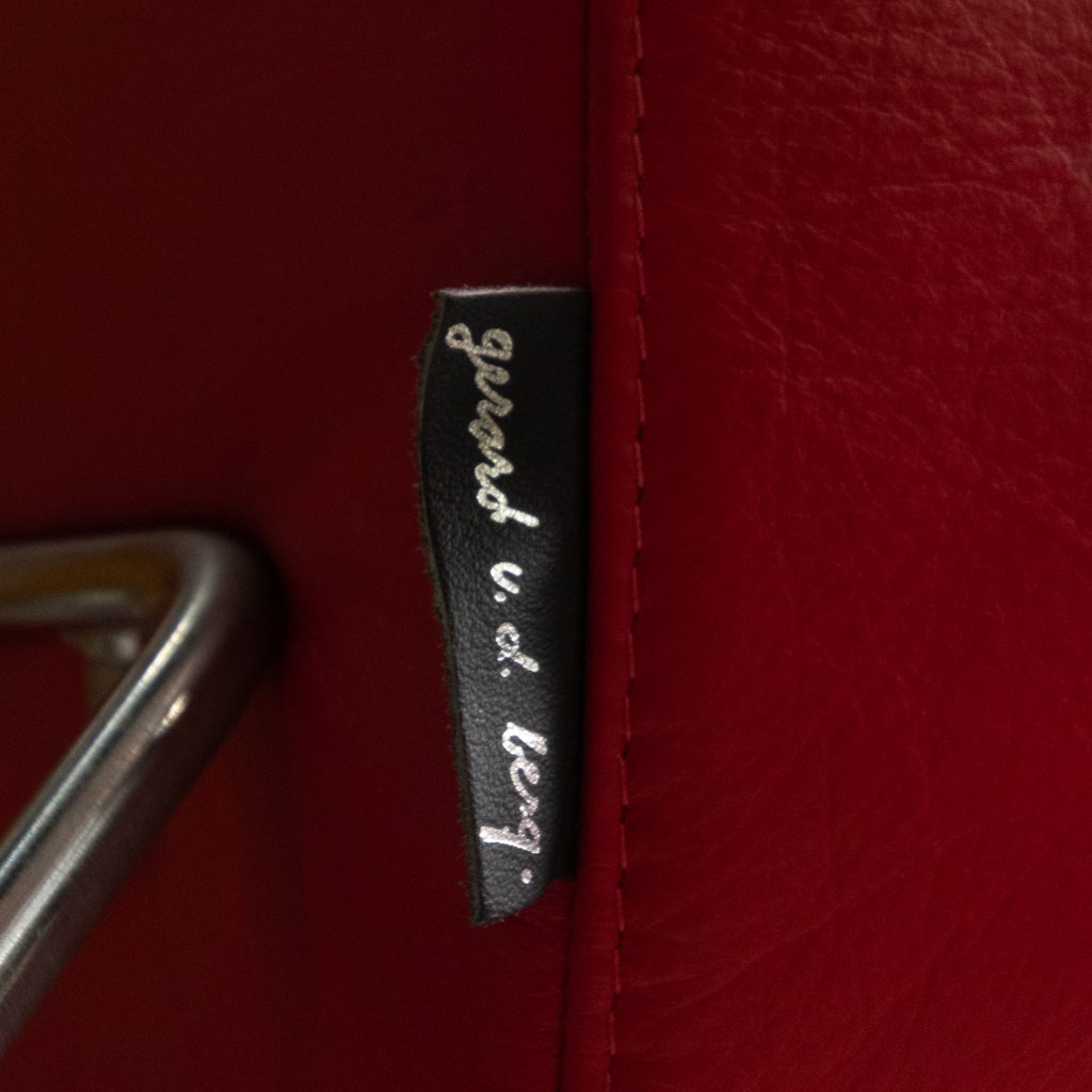 Label Donna Fauteuil Rood Leer - Image 6