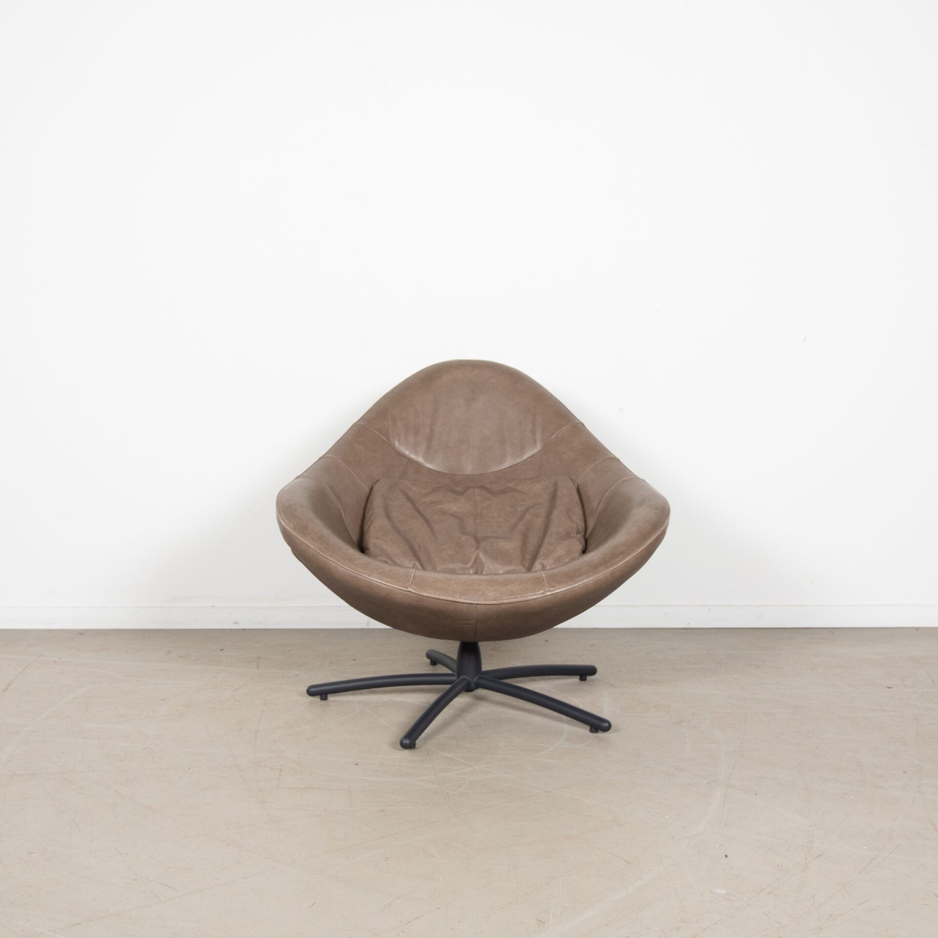 Label Hidde Fauteuil Taupe Leer - Image 2