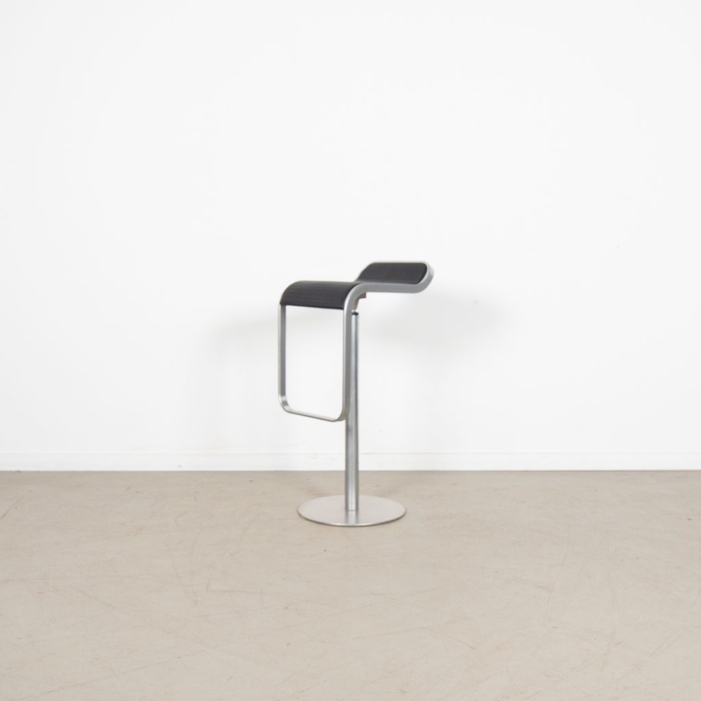 Lapalma LEM Kruk Zwart Ribbel Leer - Chroom - Image 3