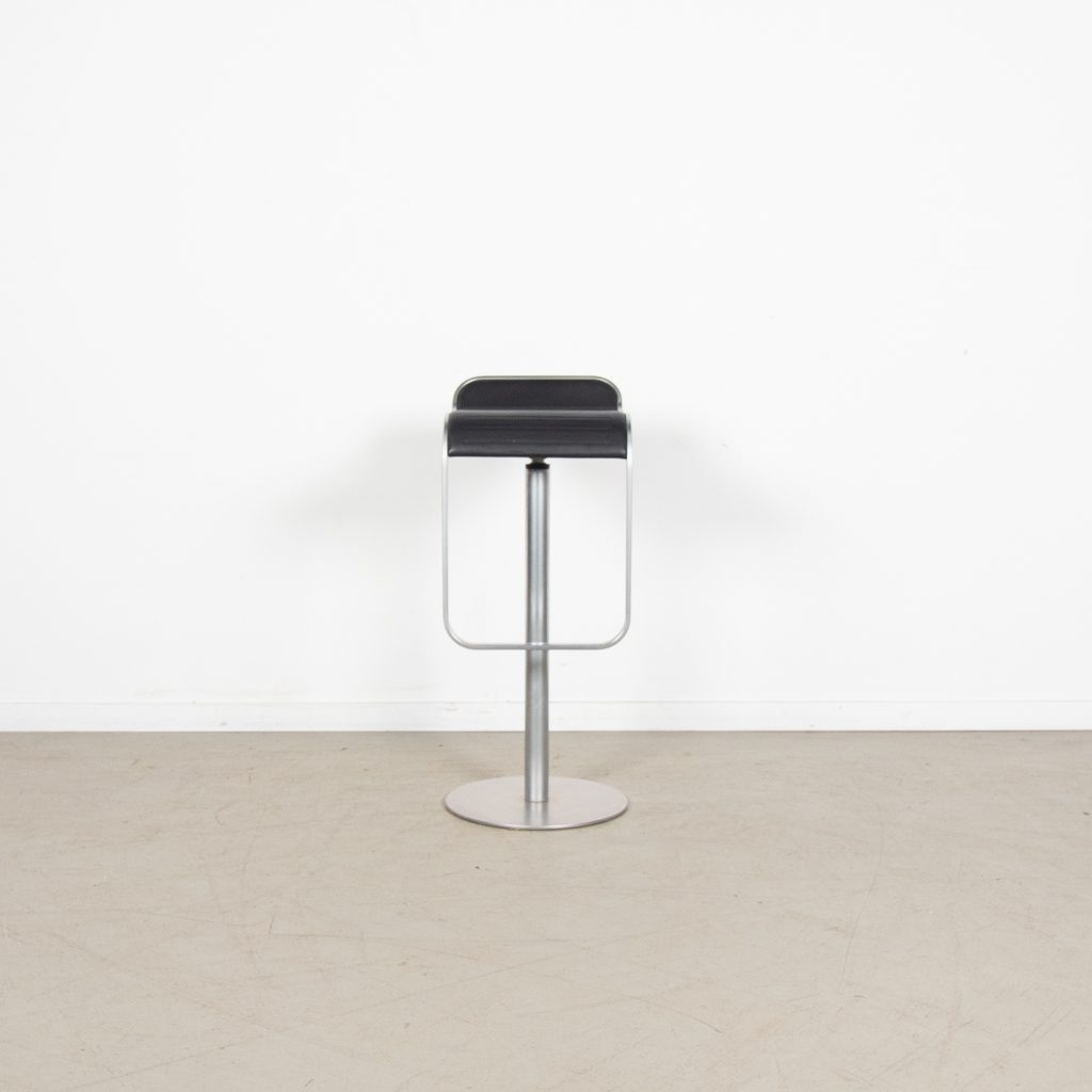 Lapalma LEM Kruk Zwart Ribbel Leer - Chroom - Image 2