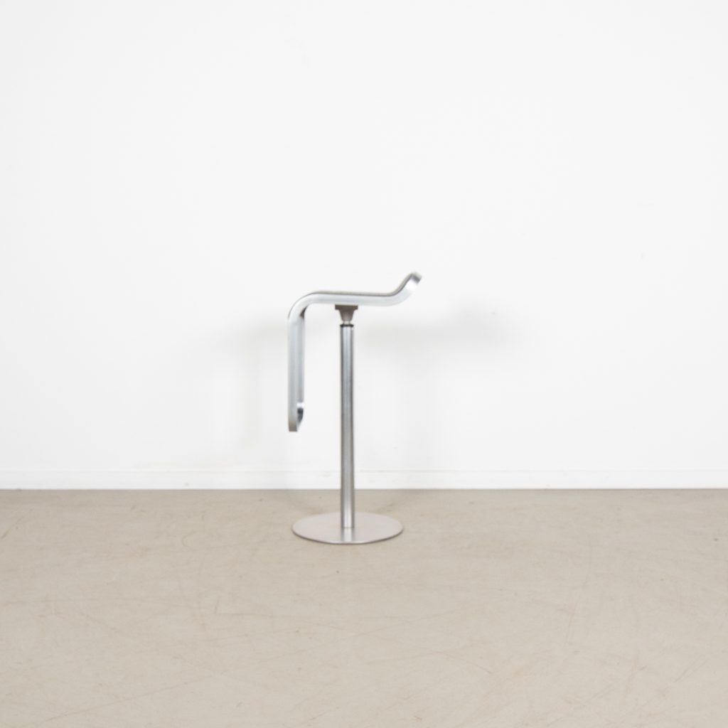 Lapalma LEM Kruk Zwart Ribbel Leer - Chroom - Image 4