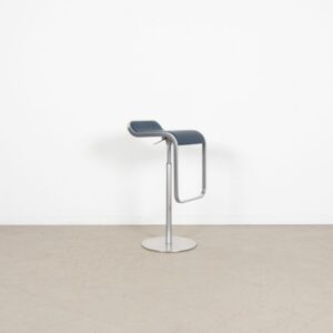 Lapalma LEM Kruk Blauw Leer - Chroom