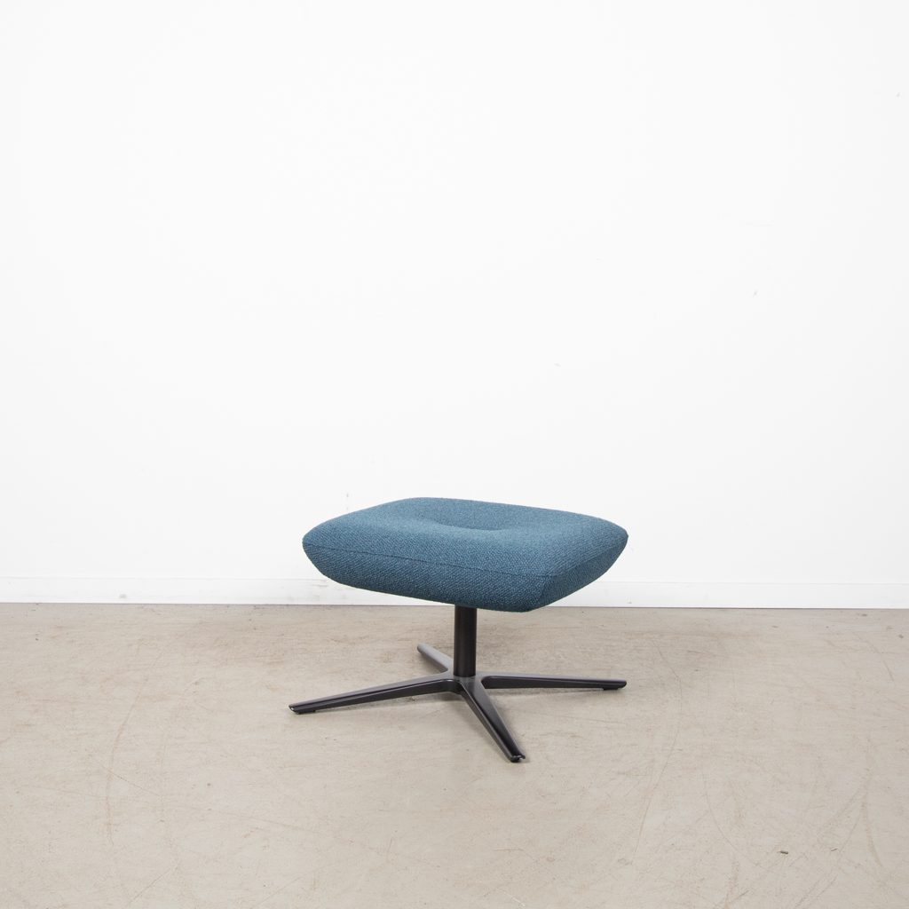 Leolux Caruzzo Fine Hocker Blauw Stof - Image 3