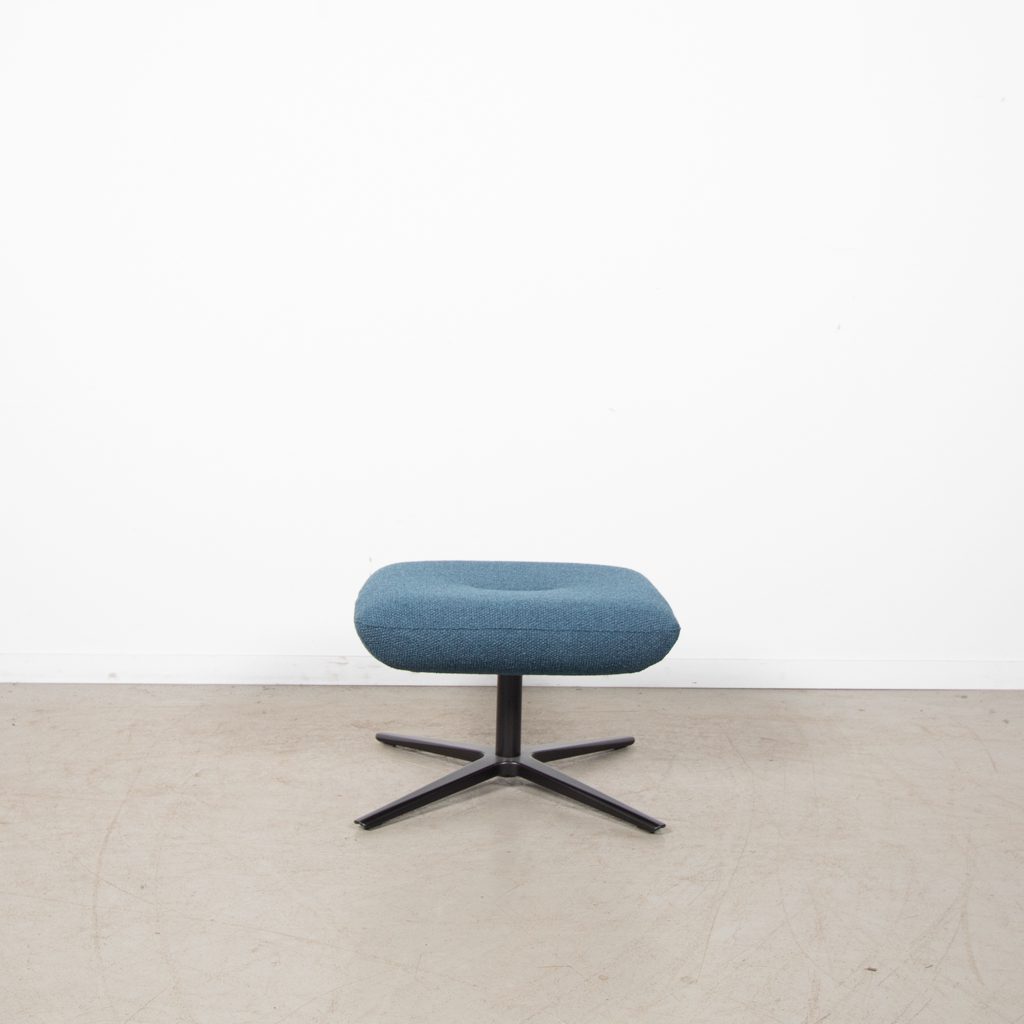 Leolux Caruzzo Fine Hocker Blauw Stof - Image 2