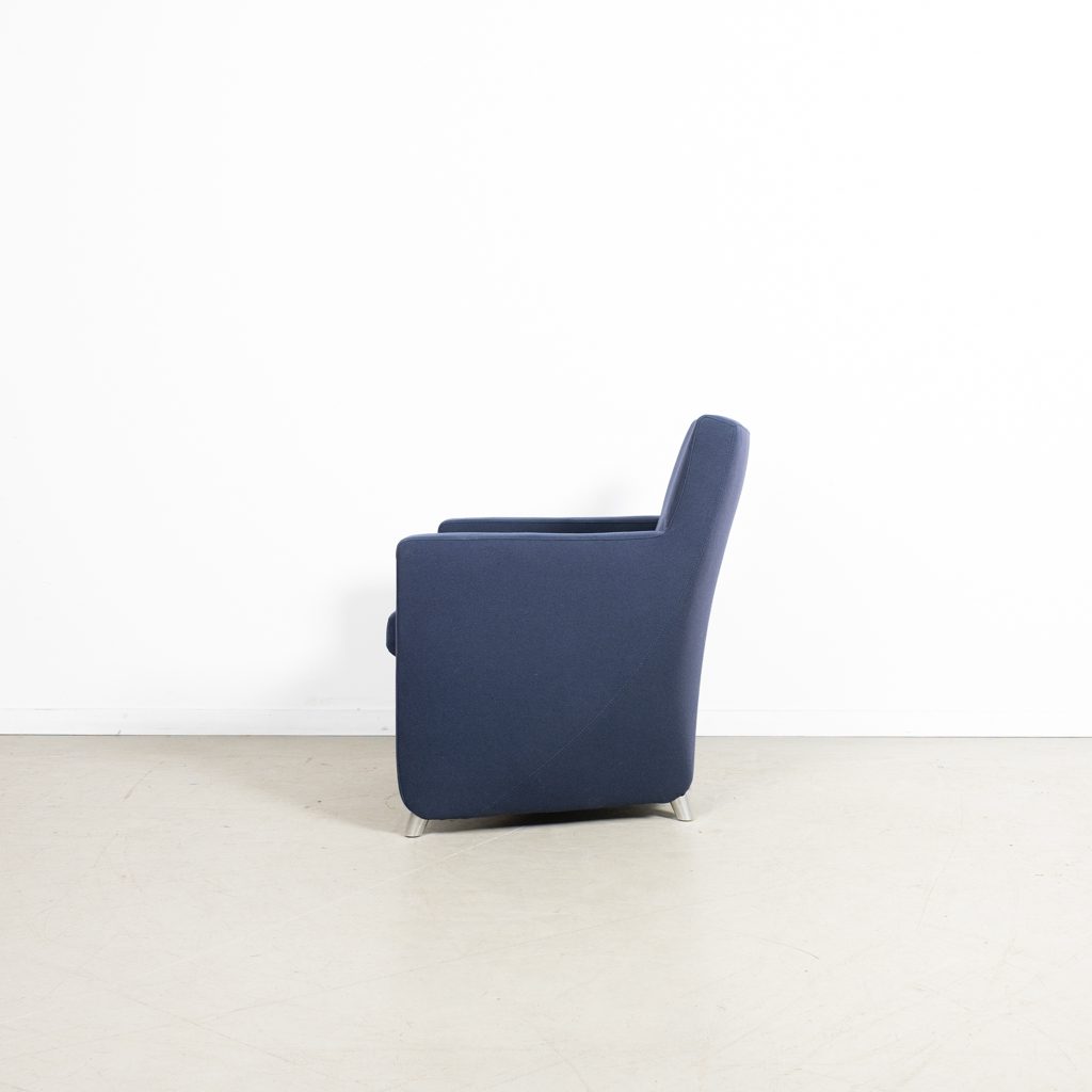 Leolux Dolcinea Fauteuil Donkerblauw Stof - Image 3