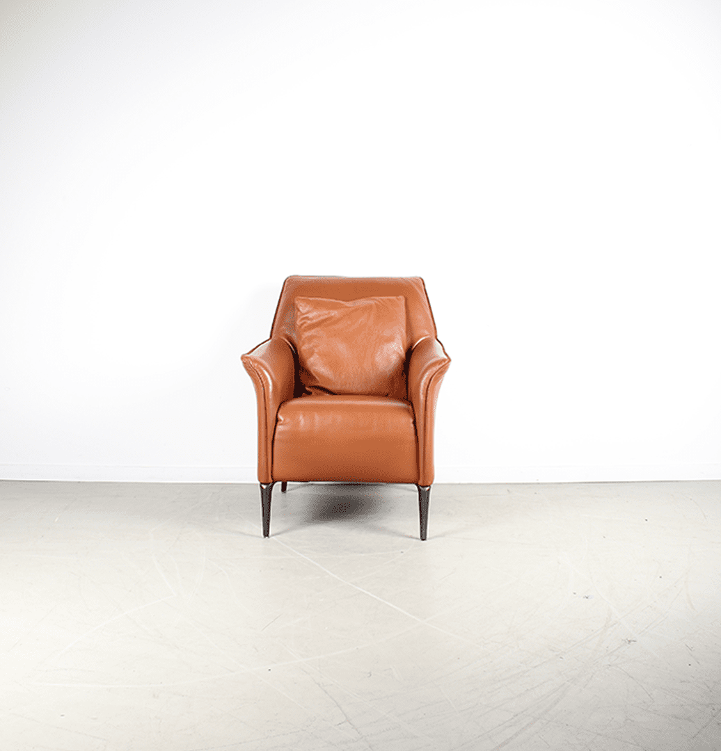 Leolux Mayuro Fauteuil Cognac Leer - Image 2