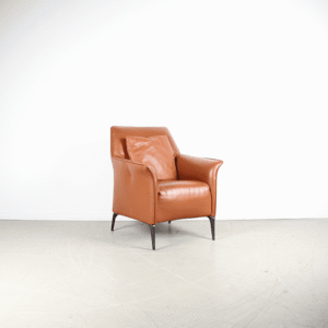 Leolux Mayuro Fauteuil Cognac Leer
