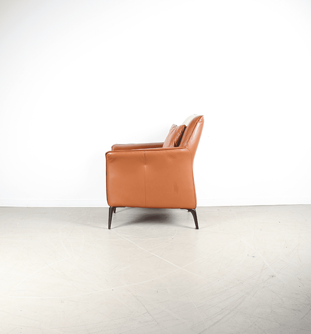 Leolux Mayuro Fauteuil Cognac Leer - Image 4