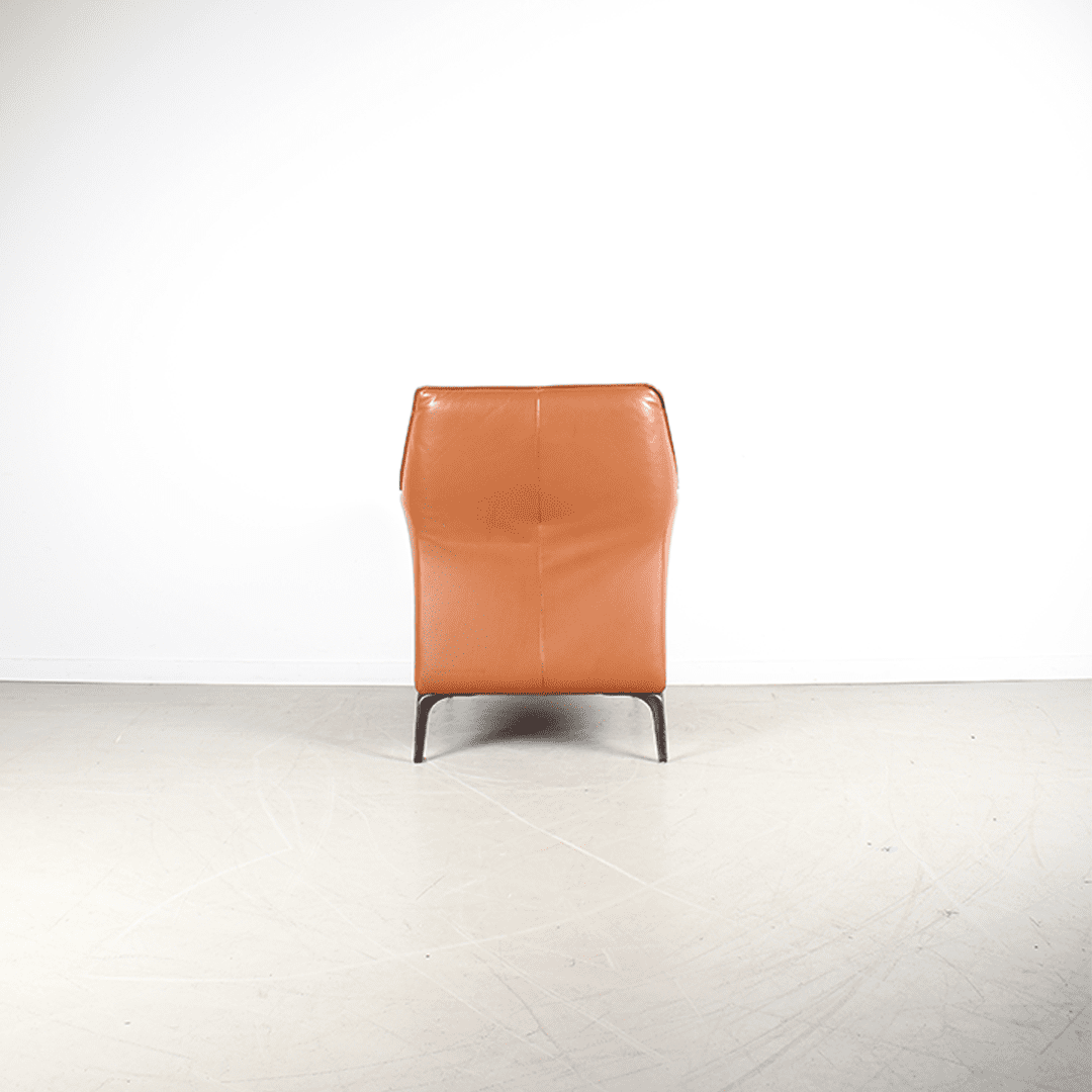 Leolux Mayuro Fauteuil Cognac Leer - Image 5