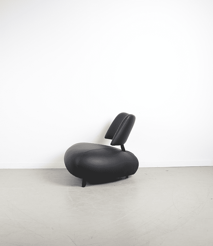 Leolux Pallone Fauteuil Zwart Leer - Image 4