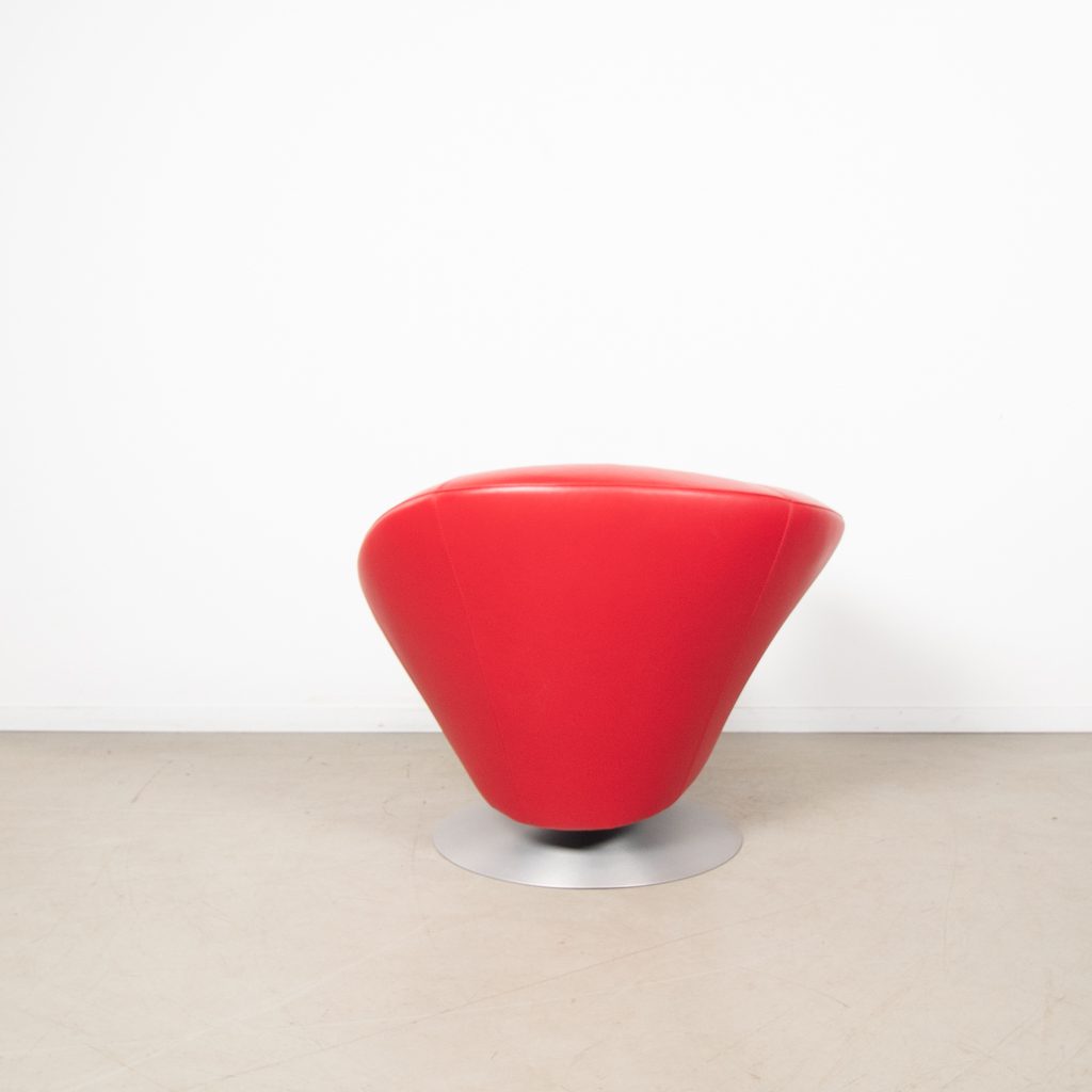 Leolux Parabolica Fauteuil Rood Leer - Image 5