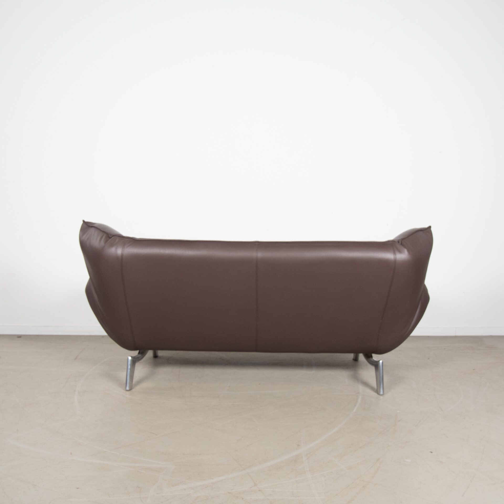 Leolux Tango Bank 3-Zits DonkerBruin Leer - Image 6